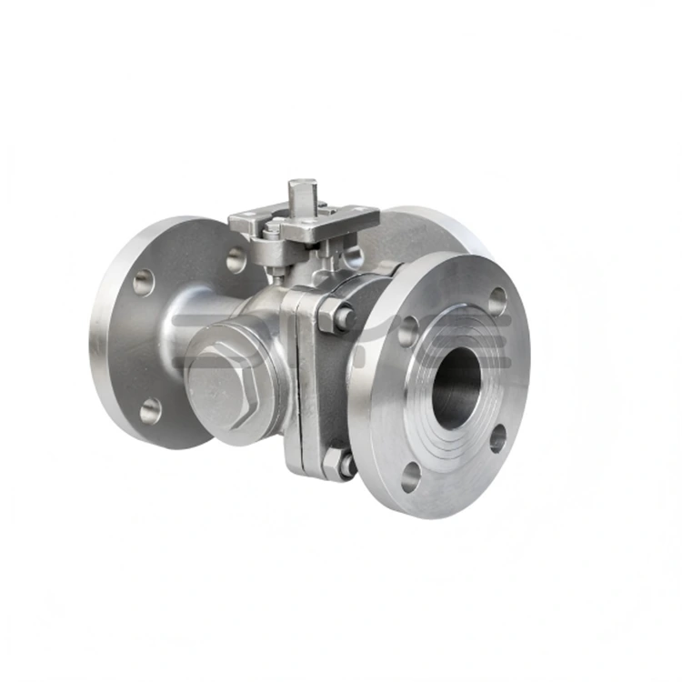  3-Way Stainless Steel Flanged Ball Valves