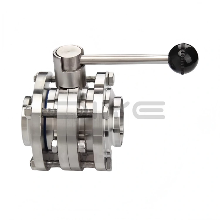 سینیٹری 3-ٹکڑا تیتلی والو