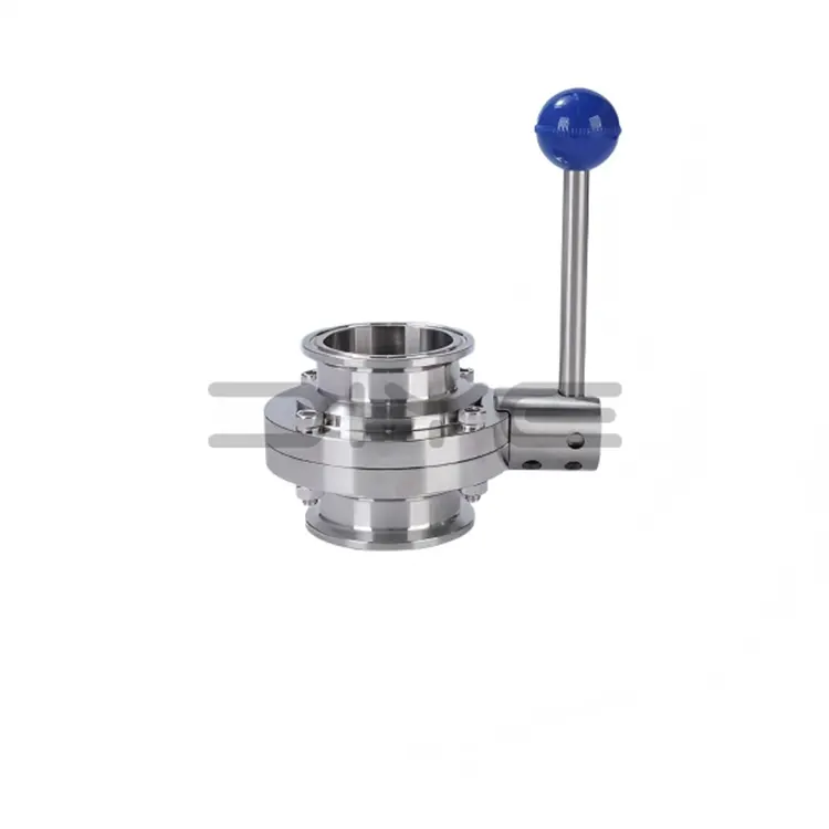 سینیٹری کلیمپ بٹر فلائی والو