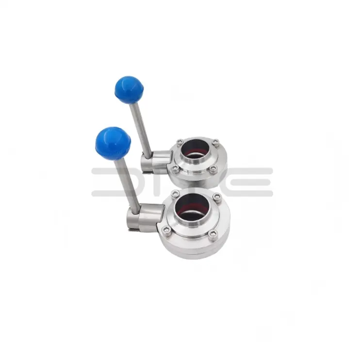 سینیٹری ویلڈ بٹر فلائی والو